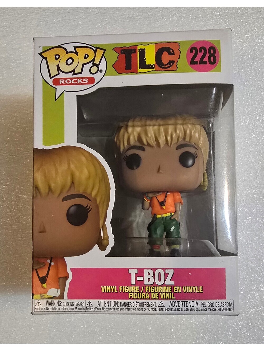 Funko Pop! Vinyl:Rocks TLC#228 T-Boz Vaulted